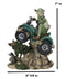 Hillbilly Ride Country Hunter With Rifle On A Mud Runner With Animals Figurine
