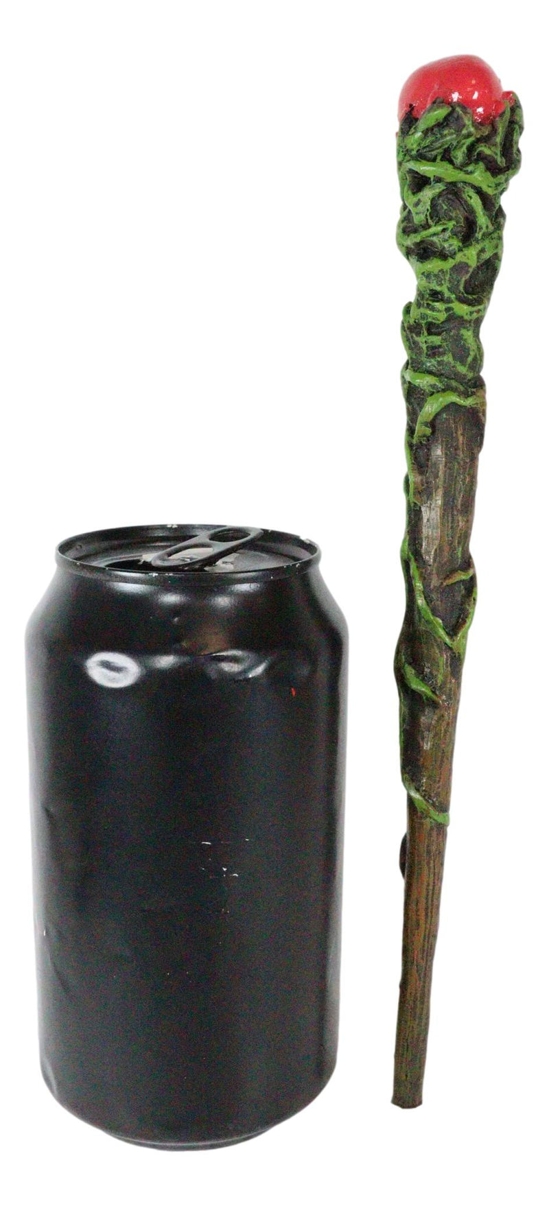 Ebros Nagini Black Orb Snake Cosplay Wand 9.5 Tall Accessory Fantasy Decor  