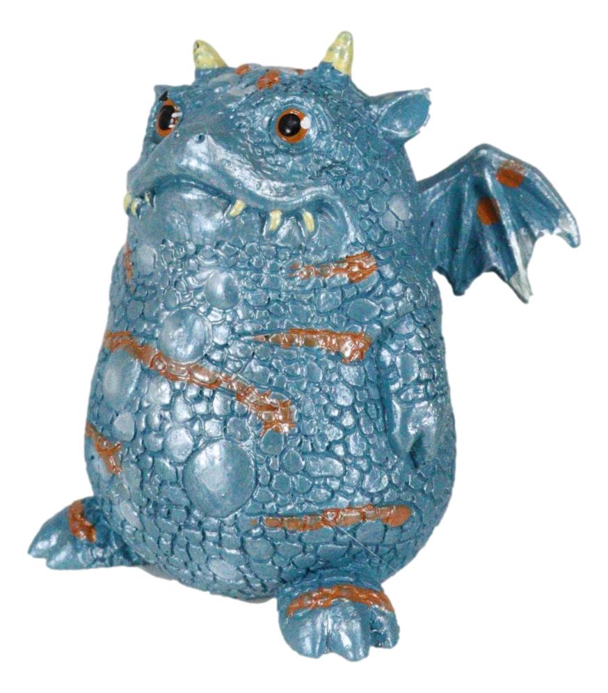 Proggle The Fat Little Blue Dragon With Tiny Wings Comical Chibi Small ...