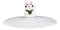 Set Of 4 White Maneki Neko Cat Reusable Silicone Coffee Tea Mug Cup Cover Lids