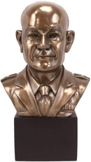 USA President Eisenhower Bust 8.75 Inch Tall Figurine 34th President Dwight D.