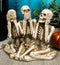 Ebros Gift Hear See Speak no Evil Skeleton Resin Figurine