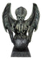 High Priest Great Old Ones Call of Cthulhu Sitting On Earth Globe Orb Figurine