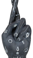 Psychic Fortune Teller Chirology Palmistry Hand Astrology Fingers Crossed Decor