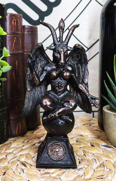 Nemesis Now Baphomet Devil Satanic Gothic Hand Sculpture Desk