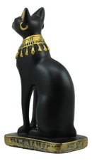 Small Egyptian Classical Goddess Of The Home Bastet Cat Statue 5"H Gods Of Egypt