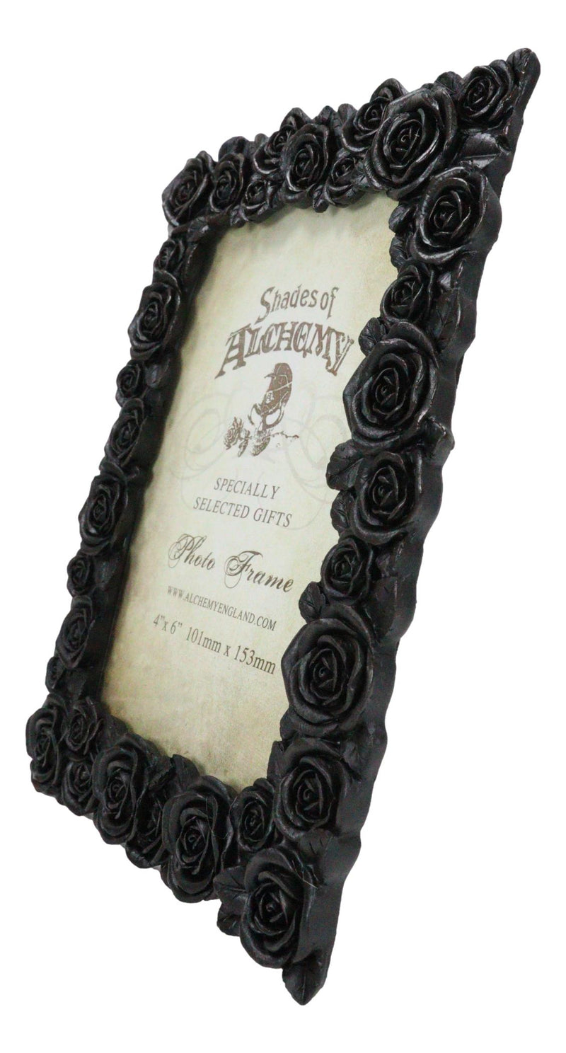 Beauty From Ashes Dark Romance Gothic Black Roses Floral Picture Frame 4"X6"