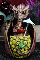 Drunken Spirit Cocktail Drink Tiki Mai Tai Tropical Pineapple Dragon Figurine