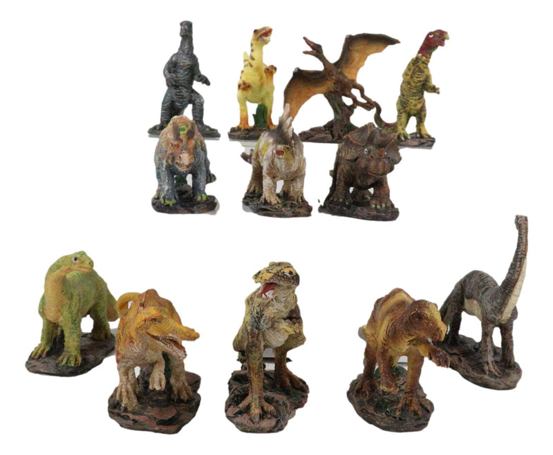 Land Before Time Educational Prehistoric Dinosaur 12 Miniature Figurines Decor