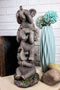 Ebros Pachyderm Friends Whimsical See Hear Speak No Evil Elephants Totem Statue