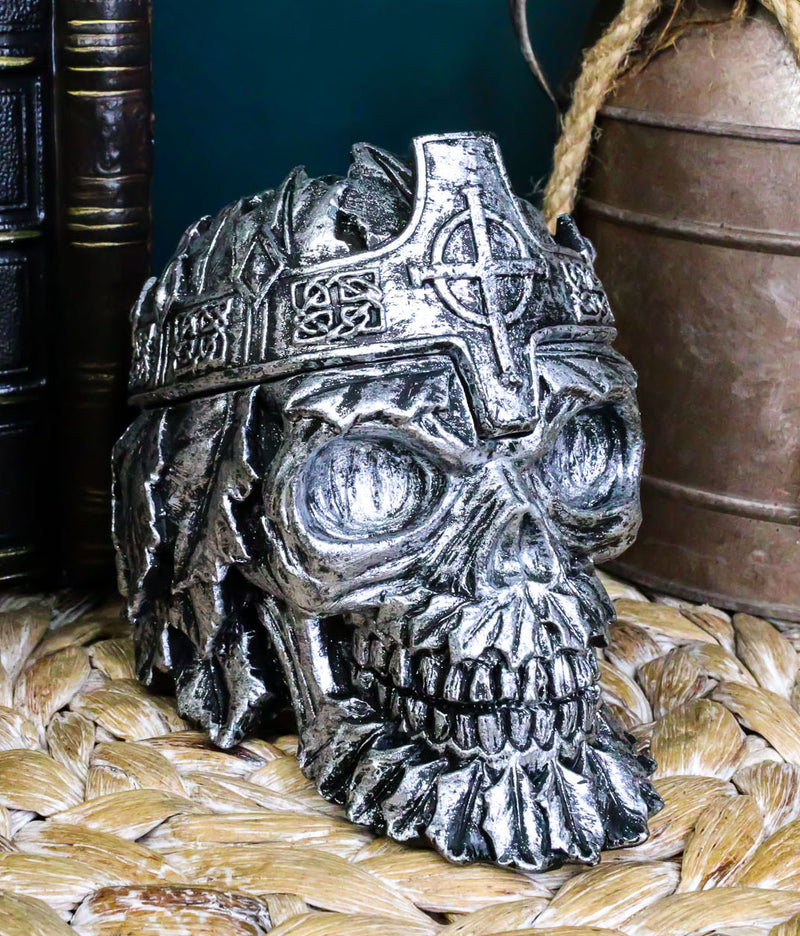 Ebros Greenman King Skull Ashtray 4.25