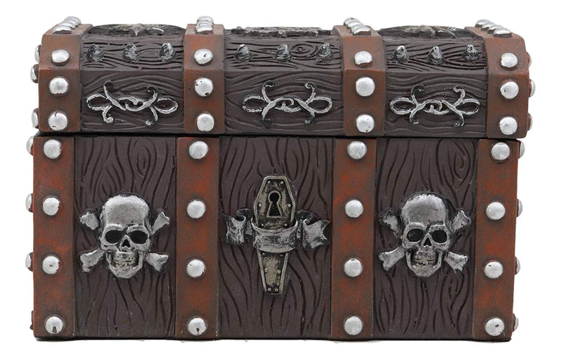  Skull Island Treasure Map Eyeglass Safety Pouch Box