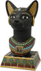 Ebros Gift Large 18 Inch High Egyptian Bastet Bust Resin Statue