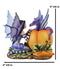 Amy Brown Halloween Hide and Seek Lavender Fairy And Dragon In Pumpkin Figurine