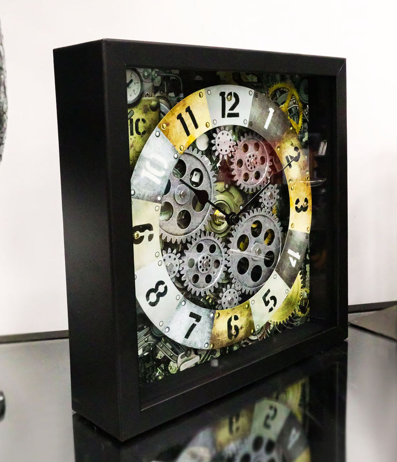 Steampunk Stormgrave Desk Clock