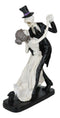 Day of The Dead Voxtrot Wedding Dance Skeletons Bride and Groom Couple Figurine