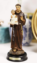 Ebros Saint Anthony of Padua Carrying Baby Jesus and The Bible Statue 5.25" Tall