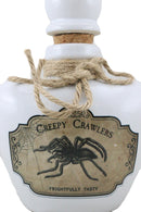 Ceramic Creepy Crawlers Spider Mad Doctor Witchcraft Poison Prop Potion Bottle