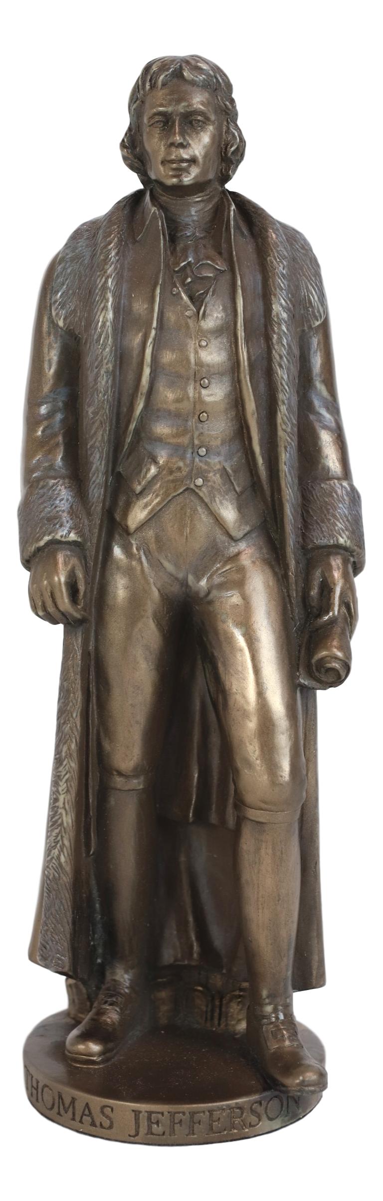 US Third President Thomas Jefferson Statue Declaration Of Independence Founder