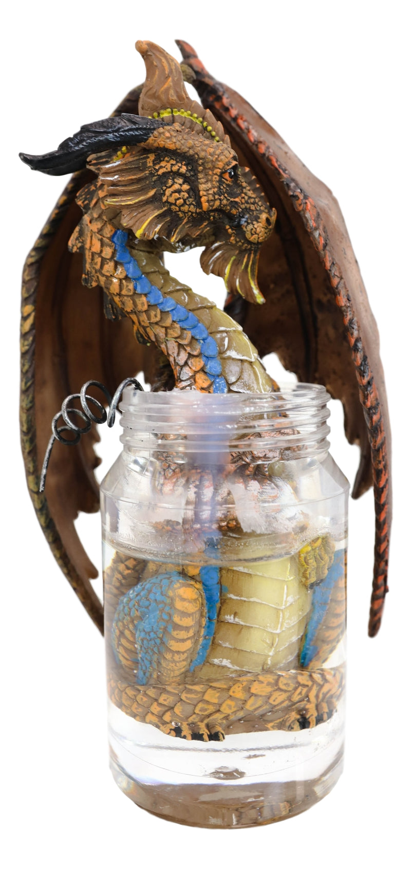 Cocktail Spirit Drunken Moonshine Liquor Dragon Statue Fantasy Decor Figurine