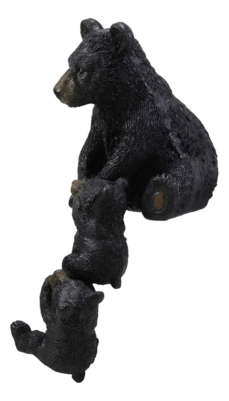 Playful Mama Bear & Cub Sculpture