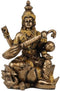 Ebros Vastu Hindu Goddess Saraswati Seated On Lotus Playing Veena Guitar Statue