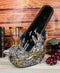 Ebros Steampunk Great Horned Owl Wine Bottle Holder with Painted Gearwork