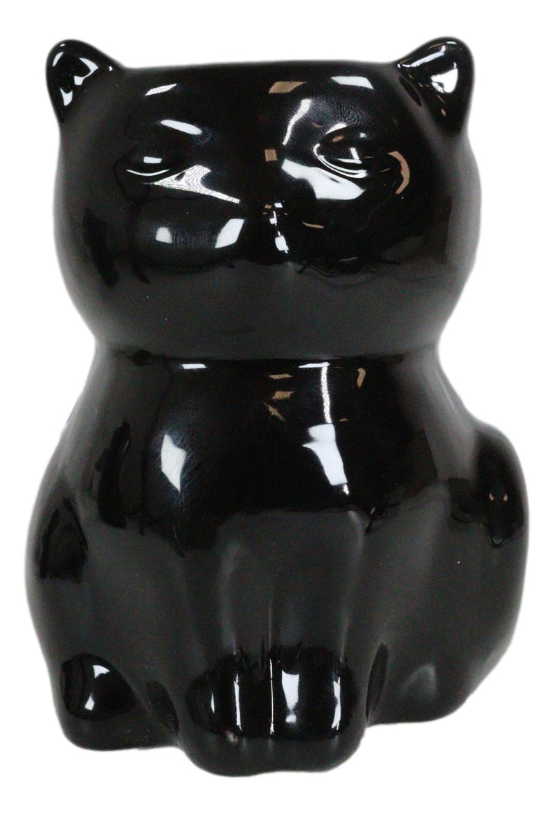 Wicca Witching Hour Feline Black Cat Kitten Essential Oil Warmer Candle Holder