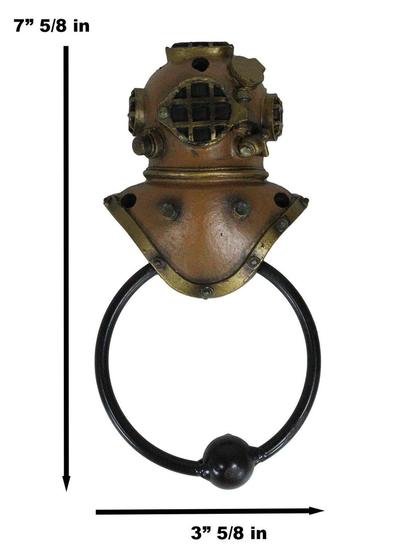 Nautical Marine Steampunk Submarine Diving Helmet Decorative Door Knocker