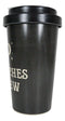 Witches Brew Crescent Moon Stars Reusable Bamboo Travel Mug Cup W/ Lid & Sleeve