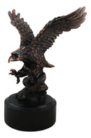 Wings of Glory King of The Skies Majestic Bald Eagle Swooping On Prey Figurine