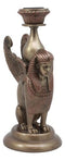 Ebros Greco Egyptian Guardian Sphinx Or Androsphinx Candle Holder Figurine