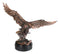 Wings Of Glory King of The Skies Majestic Bald Eagle Soaring Figurine With Base