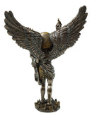 Ebros Saint Uriel Archangel Statue Light of God Cherub Angel of Repentance Figurine