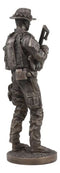 Large Modern Military Marine Sniper Soldier Statue 13"Tall Marksman Task Force