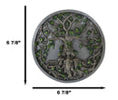 Celtic Tree Man Greenman Tree Of Life Round Wall Decor Plaque Medallion Figurine