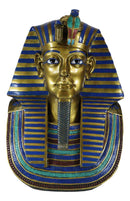 Large 18.75"H Ancient Egyptian King Tut Bust Statue Burial Mask Nemes Figurine