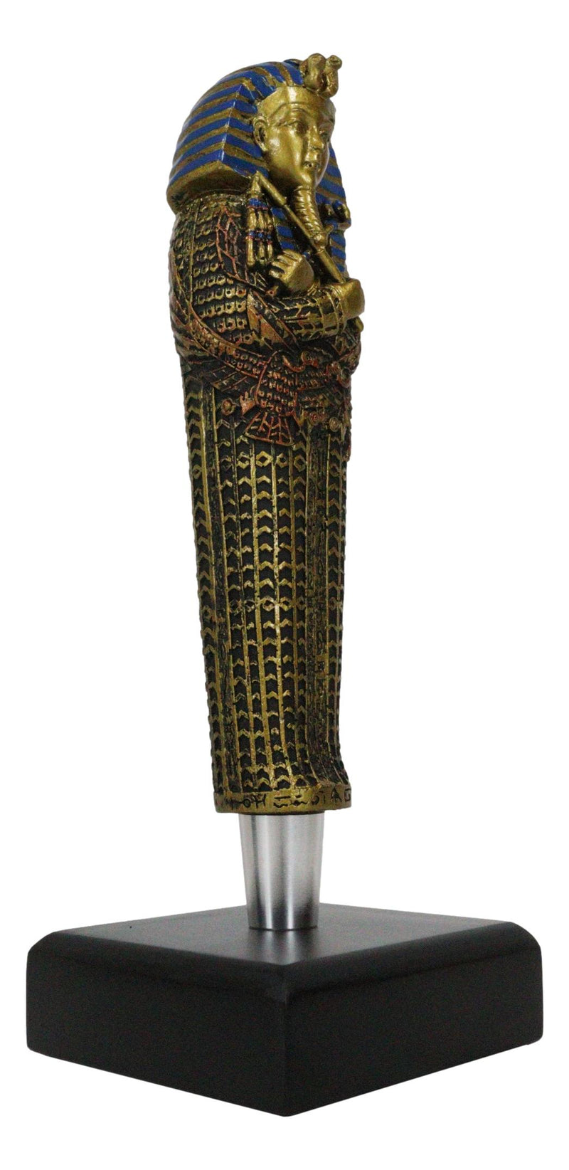 Ancient Egyptian King Pharaoh Tut Sarcophagus Novelty Beer Tap Handle Figurine