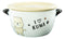 Pack Of 2 Beige Kuma Bear Porcelain Kids Food Bowls 25Oz W/ Condiment Lid Plate