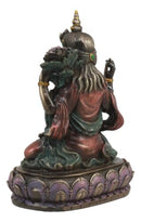 Avalokiteshvara Kuan Yin Seated On Lotus Throne Statue 6"H Infinite Compassion