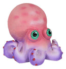 Coastal Nautical Marine Colorful Cephalopod Sea Octopus Ocho Mini Figurine