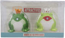 Ebros Frog Prince And Princess Kissing Ceramic Magnetic Salt And Pepper Shakers