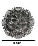 Baroque Tree Of Death Skull Dish Bowl Tray For Coins Keys Organizer Figurine