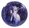 Set Of 4 Fantasy Enchanted Forest Sacred Unicorn And Maiden Dessert Salad Plates