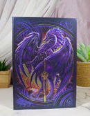 Dragon's Lair Fantasy Nether Blade Purple Dragon Embossed Journal Diary Notebook