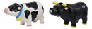 Ebros Farm Bovine Cattle Love Affair Kissing Bull And Cow Salt And Pepper Shakers Set Fun Kitchen Dining Bull Matador And Holstein Cow Ceramic Magnetic Decor Figurines