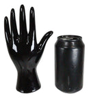 Psychic Fortune Teller Palmistry Black Hand Palm Ceramic Figurine Jewelry Holder