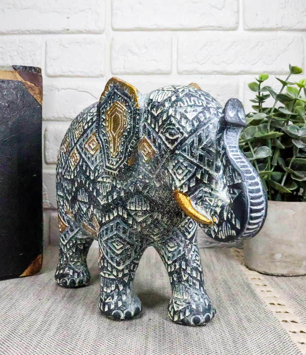 aztec elephant painting