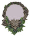 Whispering Hollow Rustic Wisteria Forest Greenman Wall Mount Mirror Plaque Decor