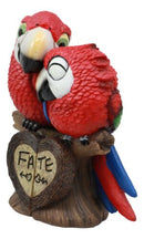 Ebros Tropical Rainforest Lovers Paradise Birds Scarlet Macaw Couple Statues